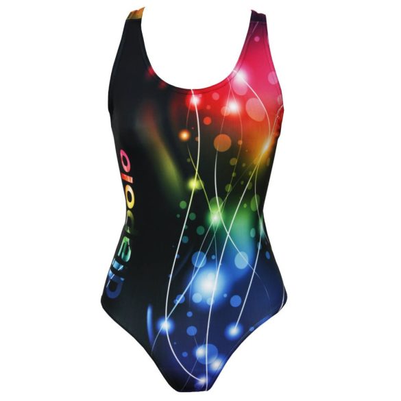 Mädchen Schwimmanzug-Lightcolor mit breiten Trägern
