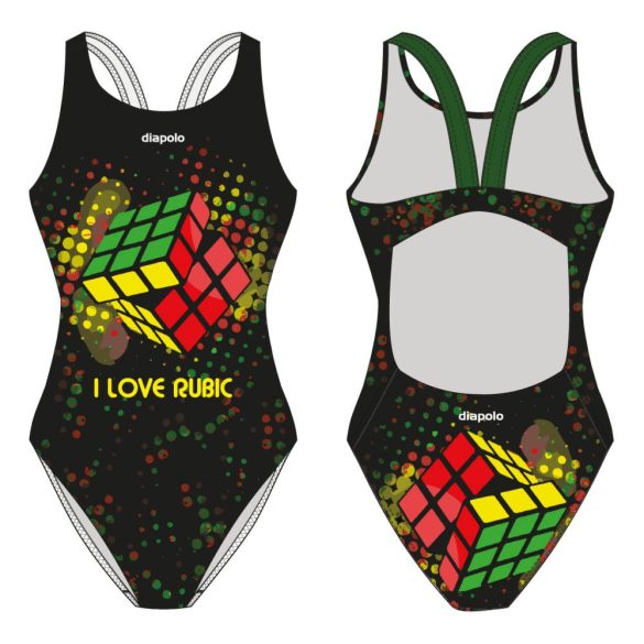 Girl's thick strap swimsuit - Rubik - 3