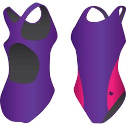 Girl's thick strap swimsuit - Classic - 6