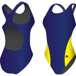 Girl's thick strap swimsuit - Classic - 7