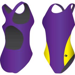 Girl's thick strap swimsuit - Classic - 8