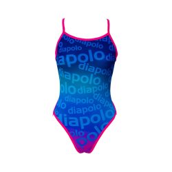 Mädchen Badeanzug-Diapolo Design 1 mit dünnen Trägern