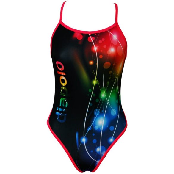 Girl's thin strap swimsuit - Lightcolor