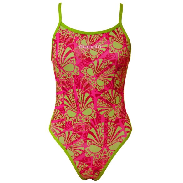 Girl's thin strap swimsuit - Tribal