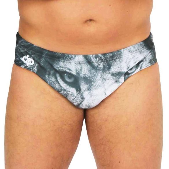 Herren Schwimmhose-Gray Lion