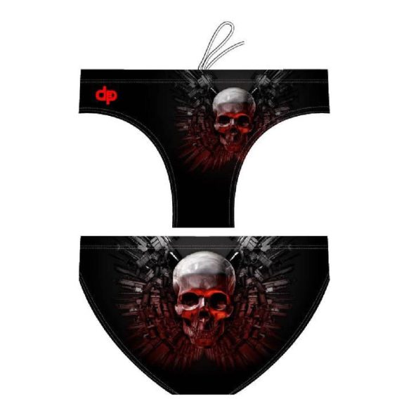 Herren Schwimmhose-Skull Gun 2