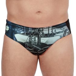 Herren Badehose-Clock