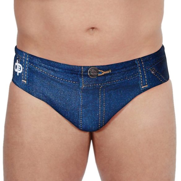 Herren Badehose-Jeans