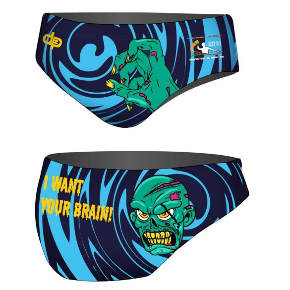 HWPSC - men's waterpolo suit - Zombie 