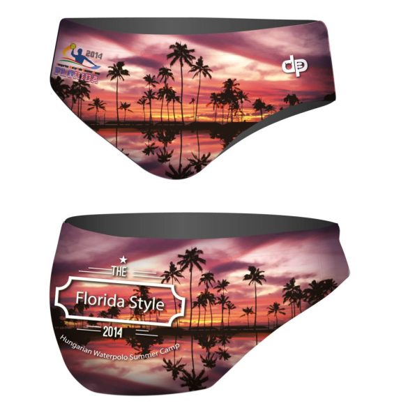 HWPSC - men's waterpolo suit - Florida palms 