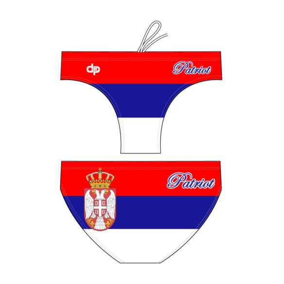 Men's waterpolo suit - Serbia Patriot - 1