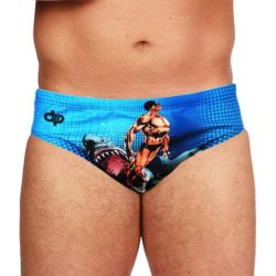   Men's waterpolo suit - Comics Superheroes Human vs. Shark