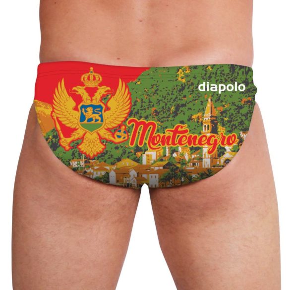 Herren Wasserballhose-Montenegro