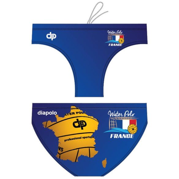 Men's waterpolo suit - France map