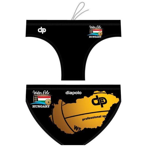Men's waterpolo suit - Hungary map