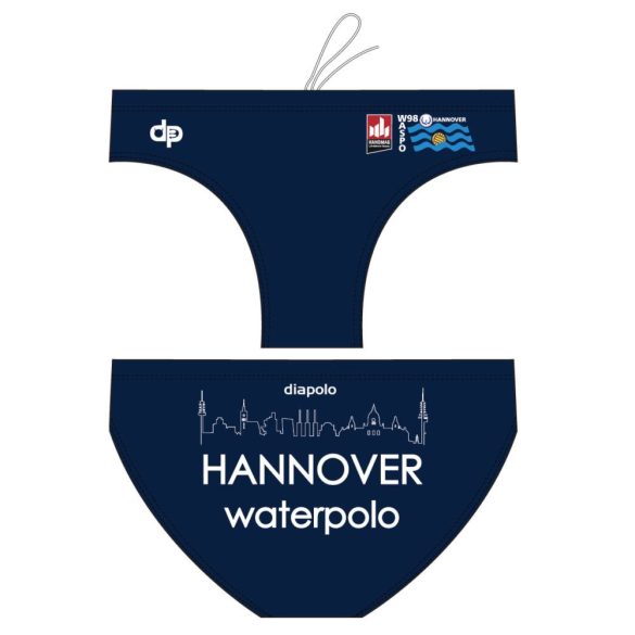 Waspo Hannover-Herren Wasserballhose-dunkelblau