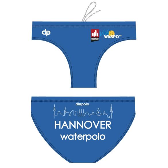 Waspo Hannover-Herren Wasserballhose-royalblau