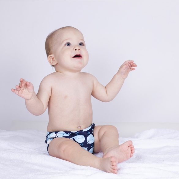 Swim diaper - whale