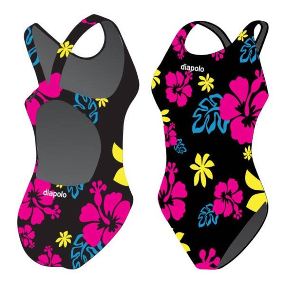 Damen Schwimmanzug-Hawaii mit breiten Trägern