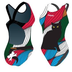 Women's thick strap swimsuit - Kitty 1