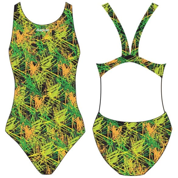 WOMEN'S THICK STRAP SWIMSUIT - Graphic - 3