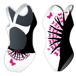 Women's thick strap swimsuit - Synchro