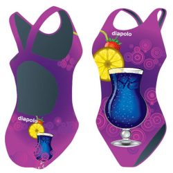 Damen Schwimmanzug-Cocktails 2 mit breiten Trägern
