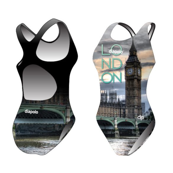 Women's thick strap swimsuit - London 3