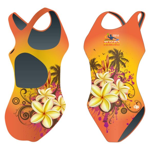 Damen Schwimmanzug-HWPSC Malaga Vanilla mit breiten Trägern
