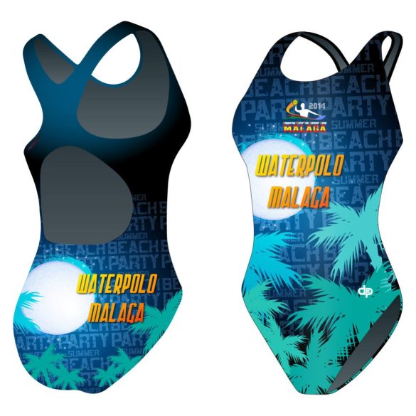 Damen Schwimmanzug-HWPSC Malaga night mit breiten Trägern