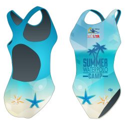 Damen Schwimmanzug-HWPSC Malta Sea Star mit breiten Trägern