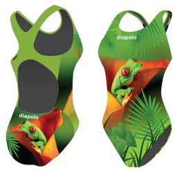 Damen Schwimmanzug-Tree Frog 2 mit breiten Trägern