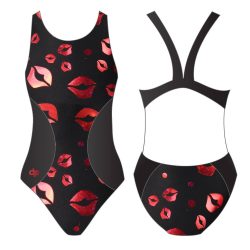 Damen Schwimmanzug-KISS Hololycra mit breiten Trägern