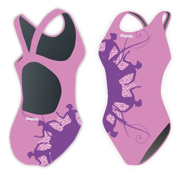 Women's thick strap swimsuit - Sync circle1 (synchro 4)