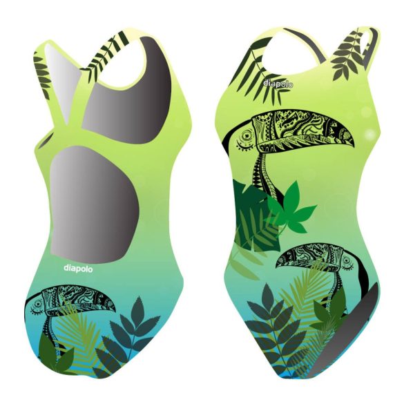 Women's thick strap swimsuit - Toucan