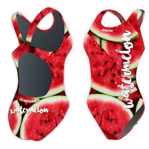 Damen Schwimmanzug-Watermelon mit breiten Trägern