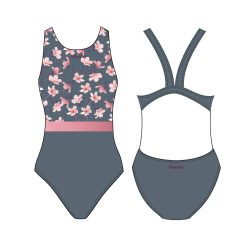 Women's thick starp swimsuit - Cherry Tree