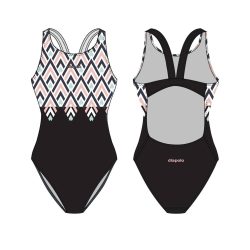 Damen Schwimmanzug-Pine mit breiten Trägern