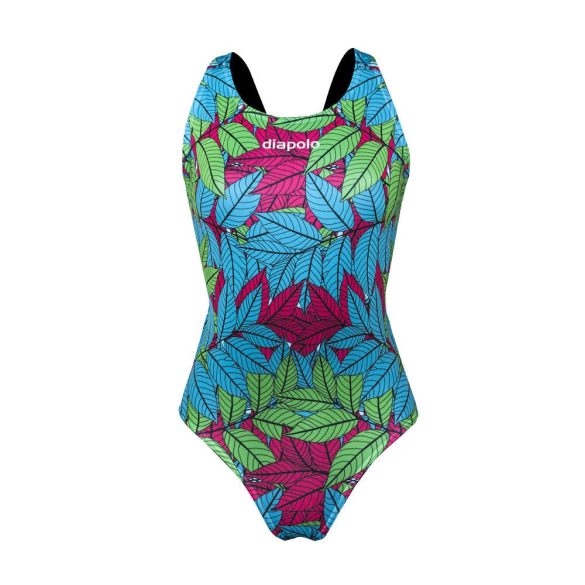 Damen Schwimmanzug-Walnut Leaf mit breiten Trägern