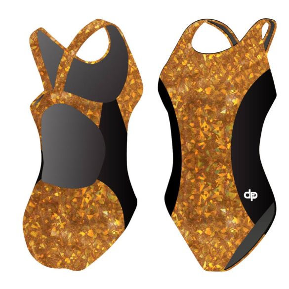 WOMEN'S THICK STRAP SWIMSUIT - Hololycra - BRONZE 3