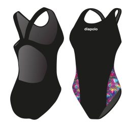 Damen Schwimmanzug-RAINBOW 2 mit breiten Trägern