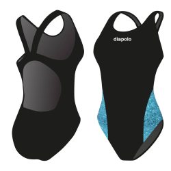 Damen Schwimmanzug-SAPPHIRE 2 Hololycra mit breiten Trägern