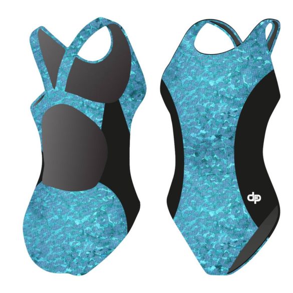 Damen Schwimmanzug-SAPPHIRE 3 Hololycra mit breiten Trägern