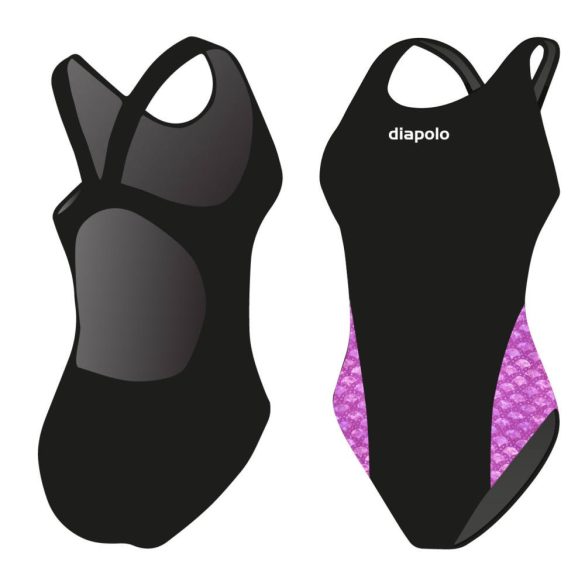 Damen Schwimmanzug-AMETHYST 2 mit breiten Trägern