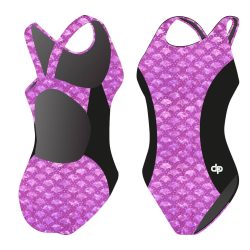 WOMEN'S THICK STRAP SWIMSUIT - AMETHYST 3