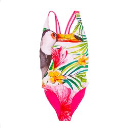 Damen Schwimmanzug-Toucan mit dünnen Trägern