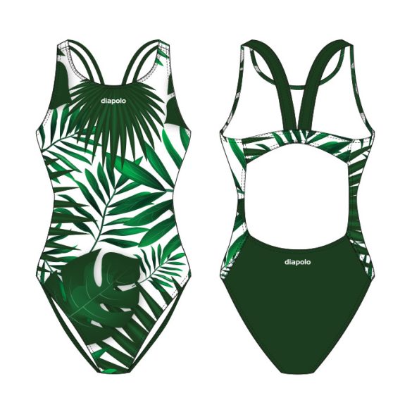 Women's thick strap swimsuit - Leaf