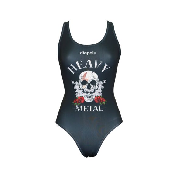WOMEN'S THICK STRAP SWIMSUIT - Heavy Metal - 2