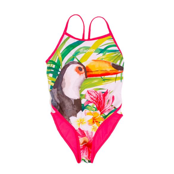 Women's thin strap swimsuit - Toucan