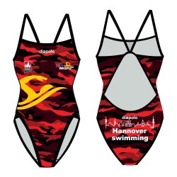 WASPO 98-Damen Schwimmanzug mit dünnen Trägern 